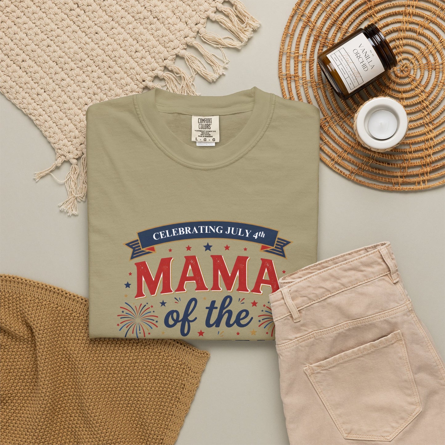 Mama of the Crew T-Shirt — Patriotic 4th of July Tee, Independence Day Shirt