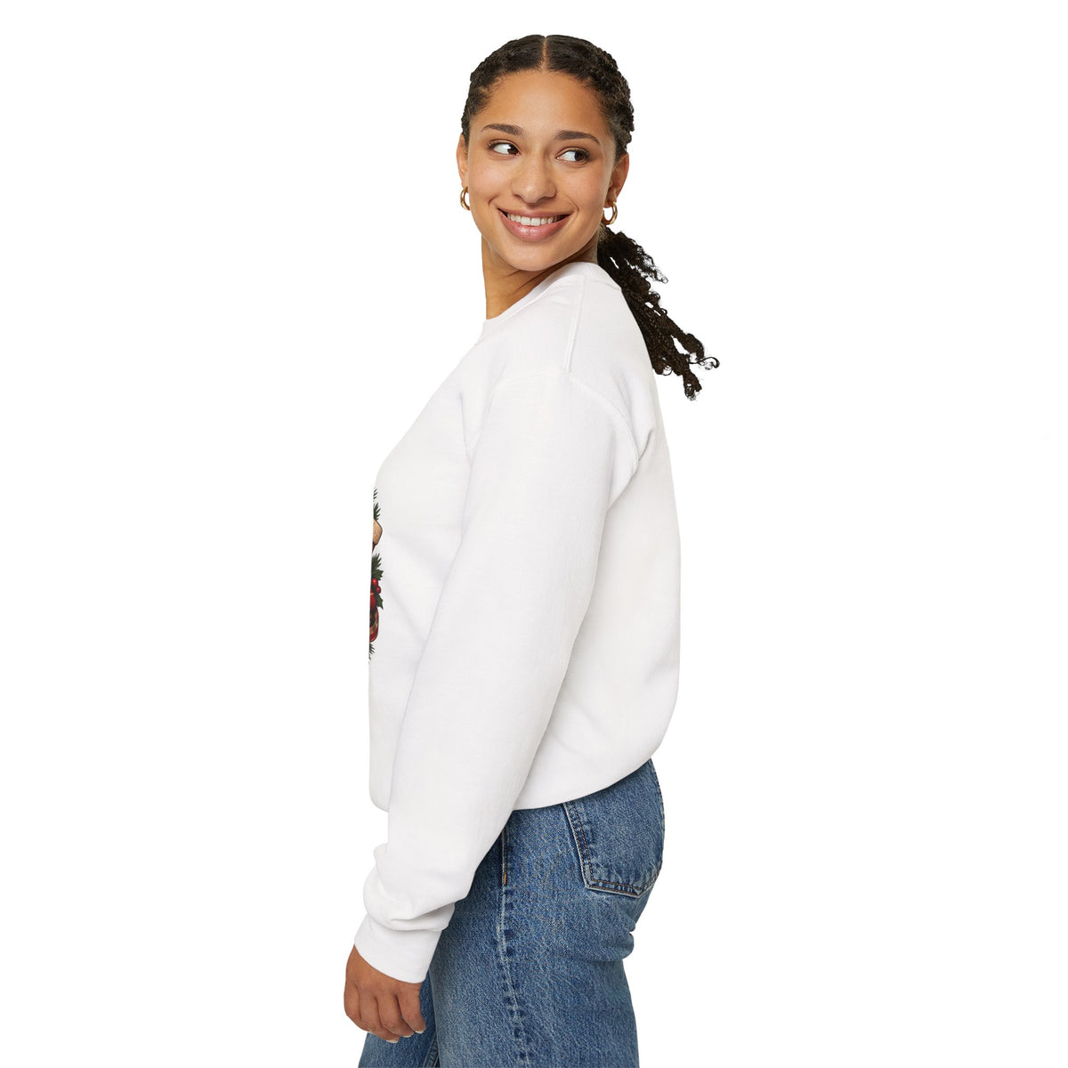 Merry Pumpkinmas Sweatshirt — Holiday Pumpkin Wreath Crewneck