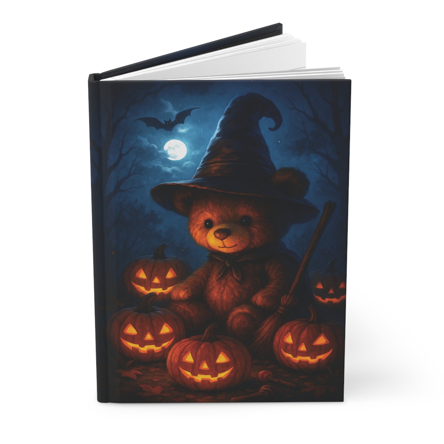 Halloween Teddy Bear Hardcover Journal