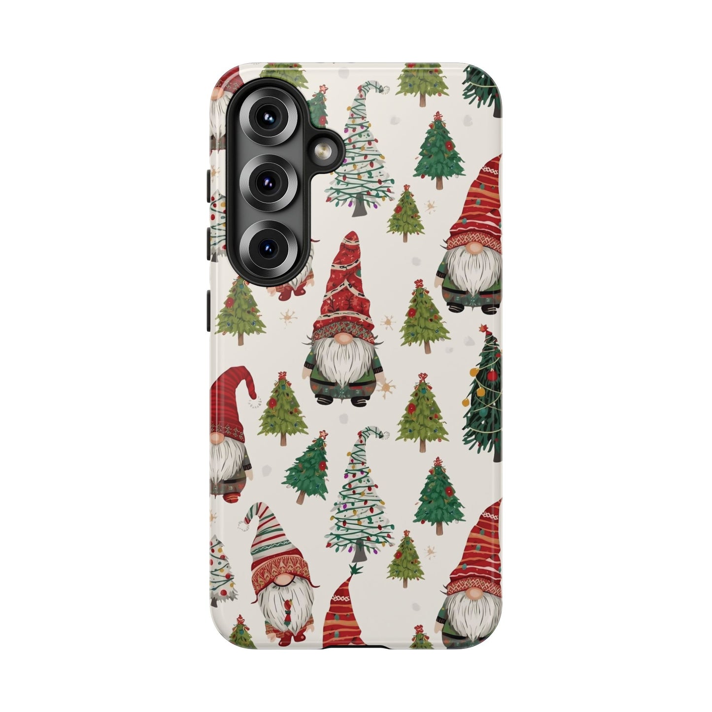 Christmas Gnome Phone Case, Dual Layer Phone Case for Iphone 17, 16, 15, 14, 13, 12, 11 & Samsung