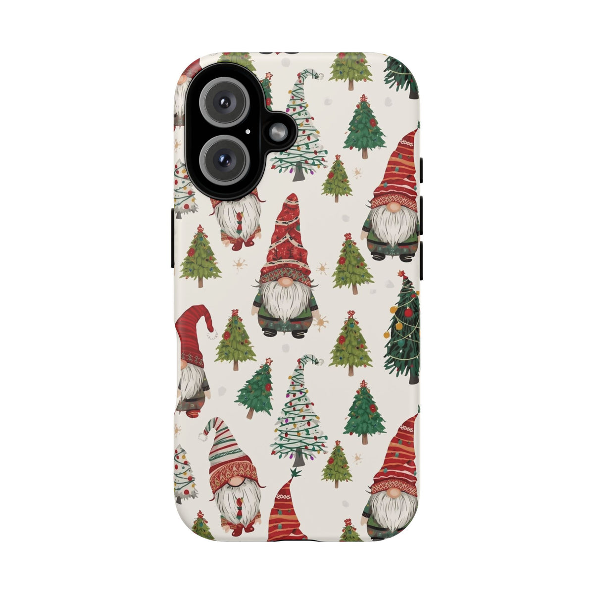 Christmas Gnome Phone Case, Dual Layer Phone Case for Iphone & Samsung