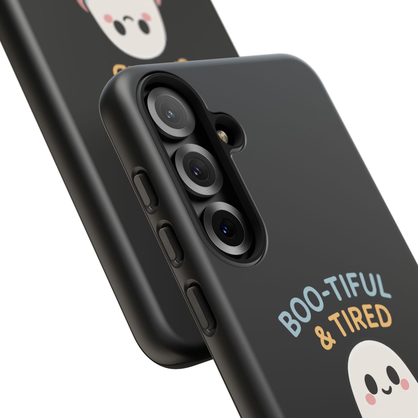Boo-tiful & Tired Phone Case, Halloween-Themed Design