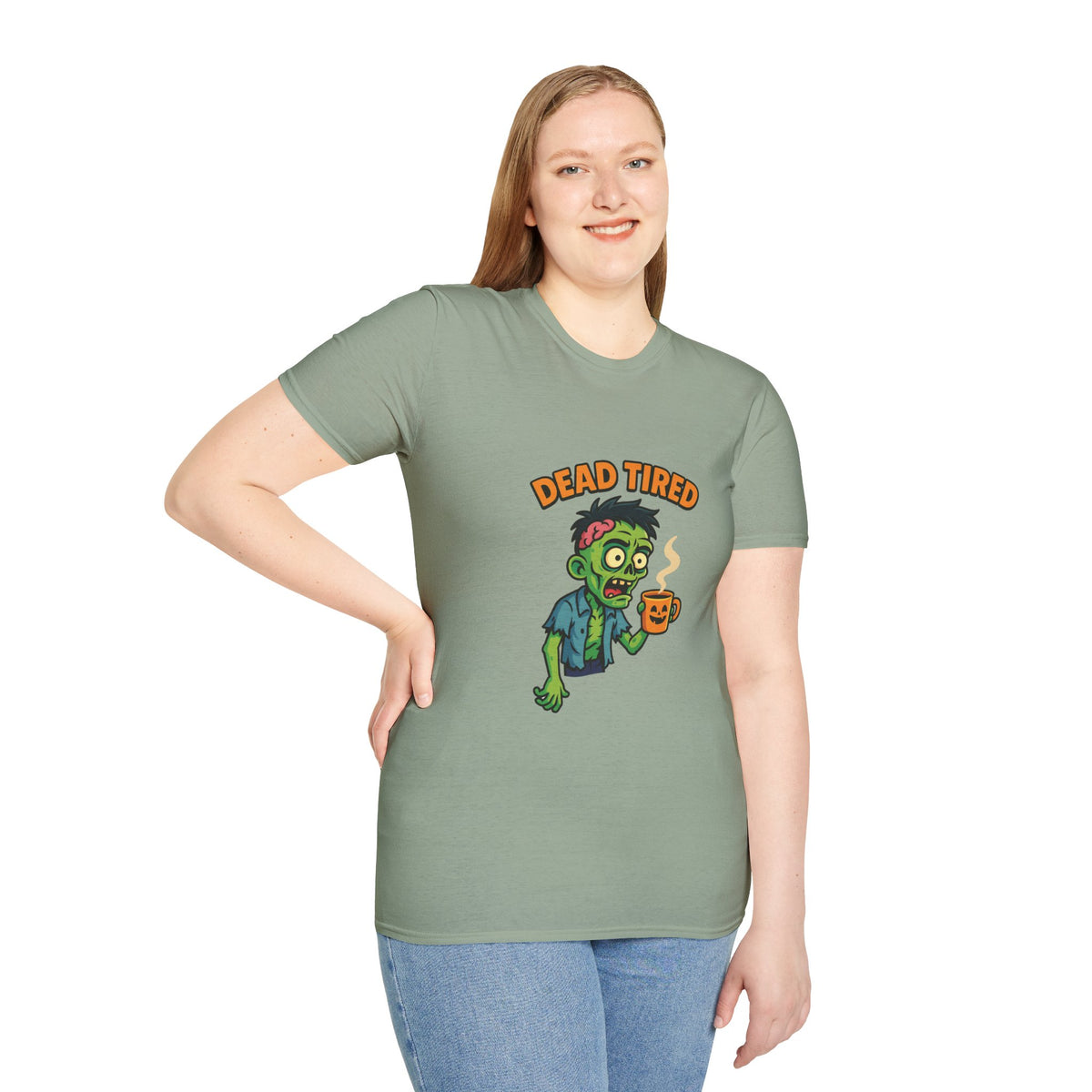 Dead Tired Zombie T-Shirt, Gifts for Halloween