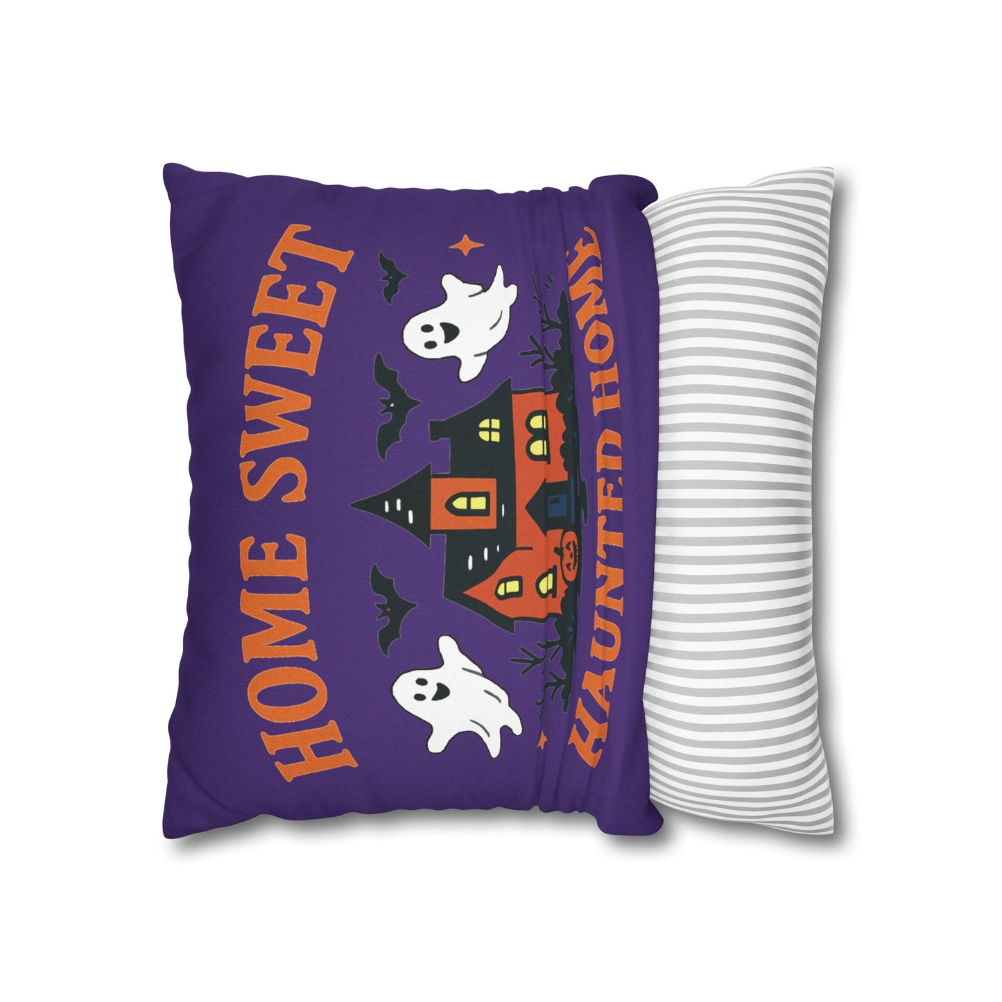 Halloween Cozy Pillowcase, Ghost-Themed Home Decor
