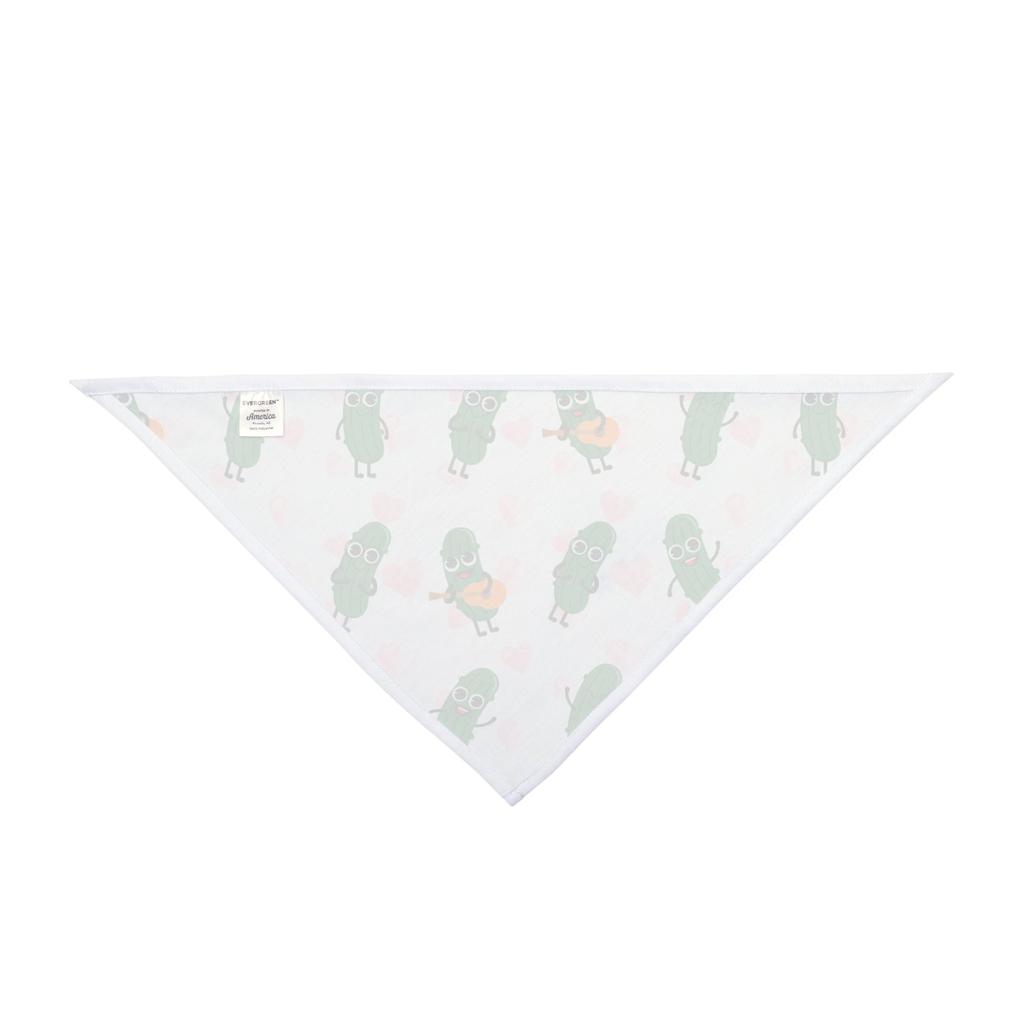 Pickle Love Pet Bandana — Cute Pickle Pattern Dog & Cat Scarf