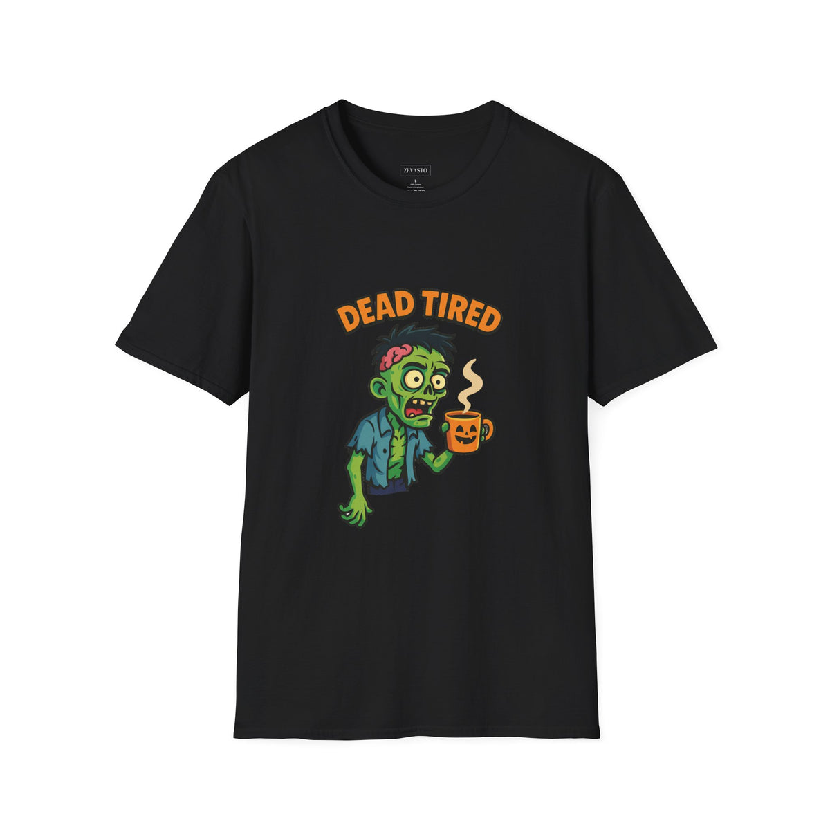 Dead Tired Zombie T-Shirt, Gifts for Halloween