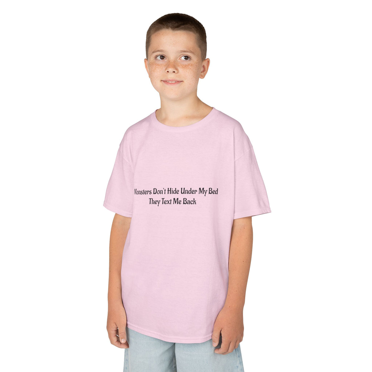 Funny Kids Monster Tee, Kids Heavy Cotton Shirt, Halloween T-Shirt