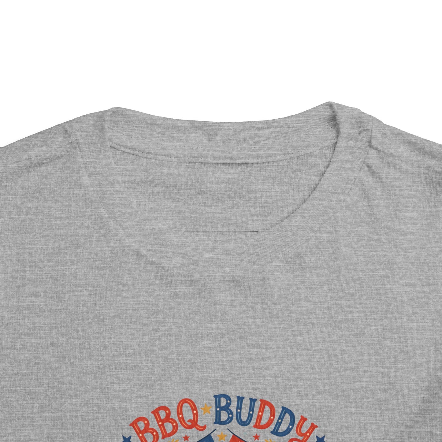 BBQ Buddy Toddler Tee - Celebrating 250 Years Patriotic Shirt for Kids, 4th of July Tee