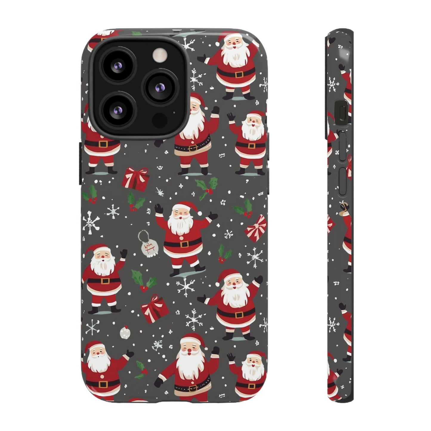 Christmas Phone Case, Festive Santa Phone Case for Iphone 17, 16, 15, 14, 13, 12, 11 & Samsung