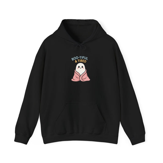 Boo-tiful Ghost Halloween Hoodie, Cute-Cozy Fall Vibes