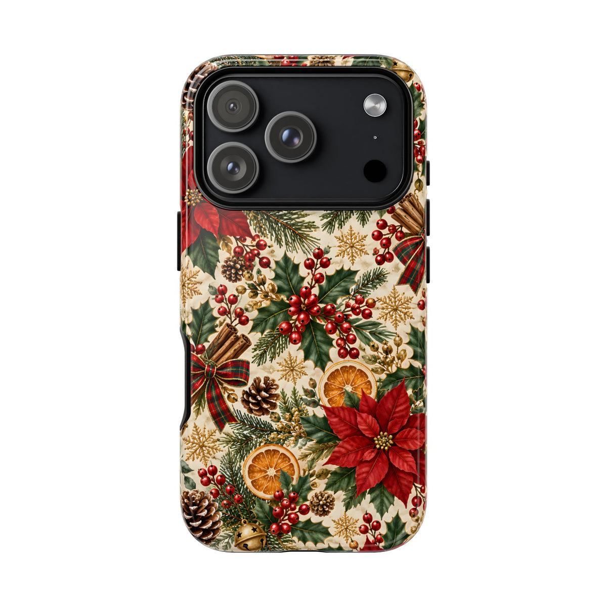 Christmas Floral Tough Phone Case