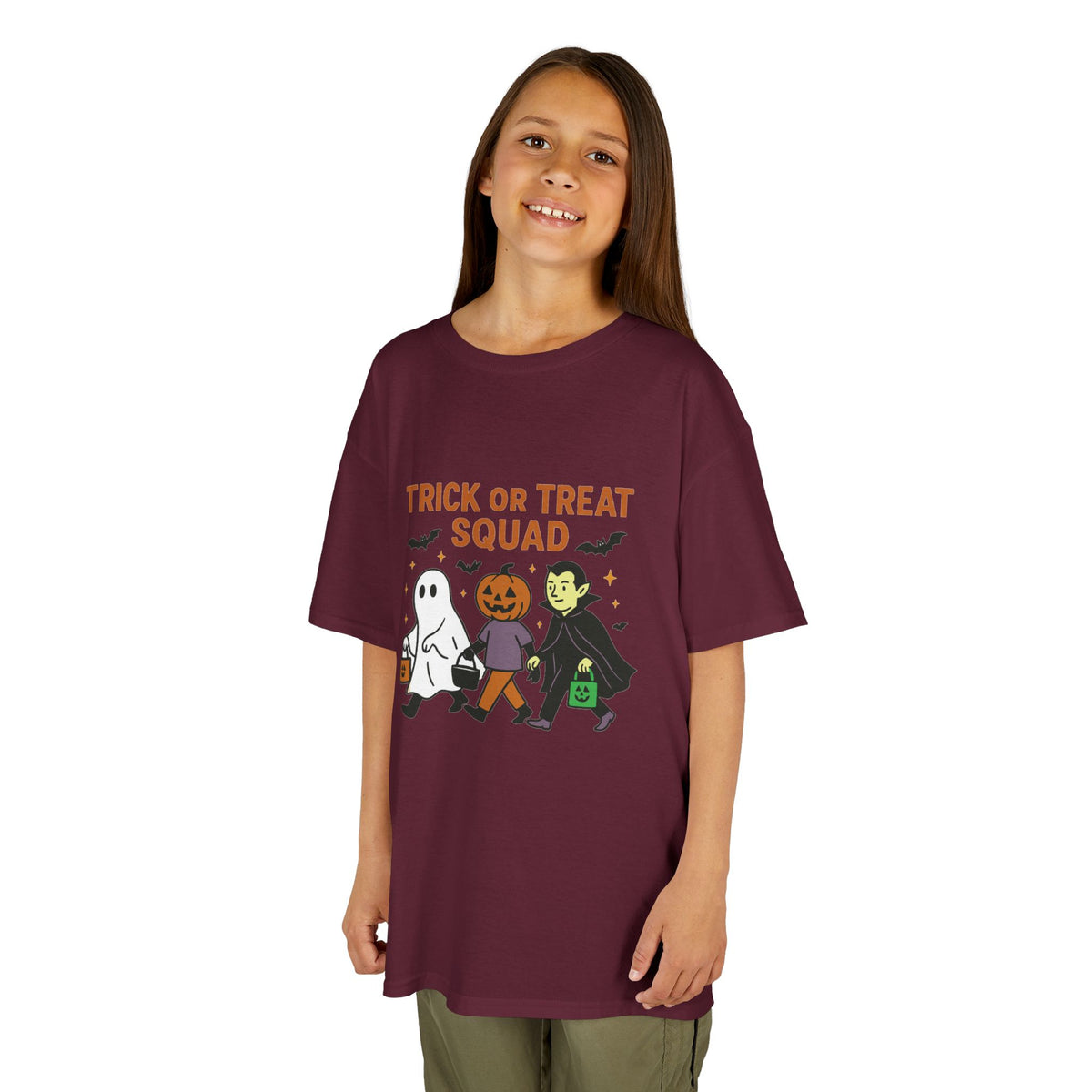 Kids Halloween Tee | Trick or Treat Squad Shirt, Halloween Shirt