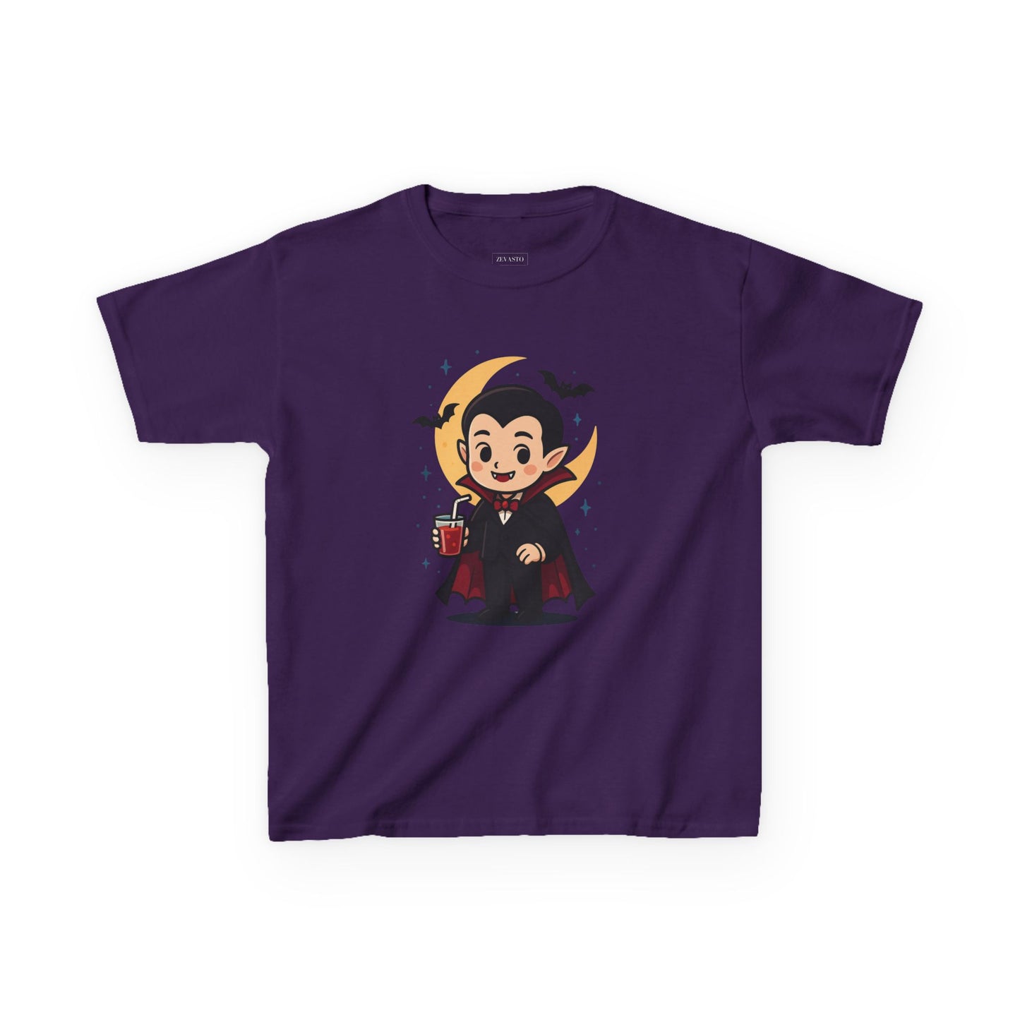 Kids Halloween T-Shirt, Cute Vampire Shirt, Halloween Costume Tee, Trick or Treat Shirt, Spooky Season Apparel