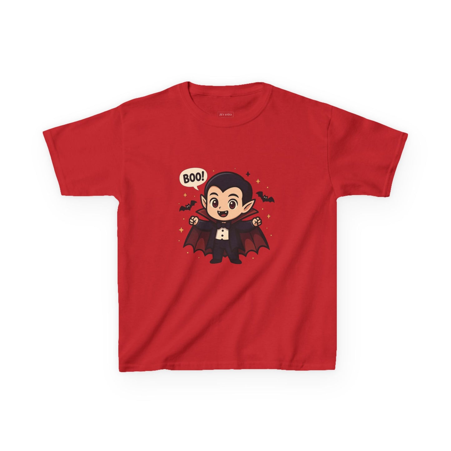 Cute Halloween Kids Tee, Spooky Costume Top, Kids Vampire Shirt, Halloween Party Apparel, Boo Design Tee