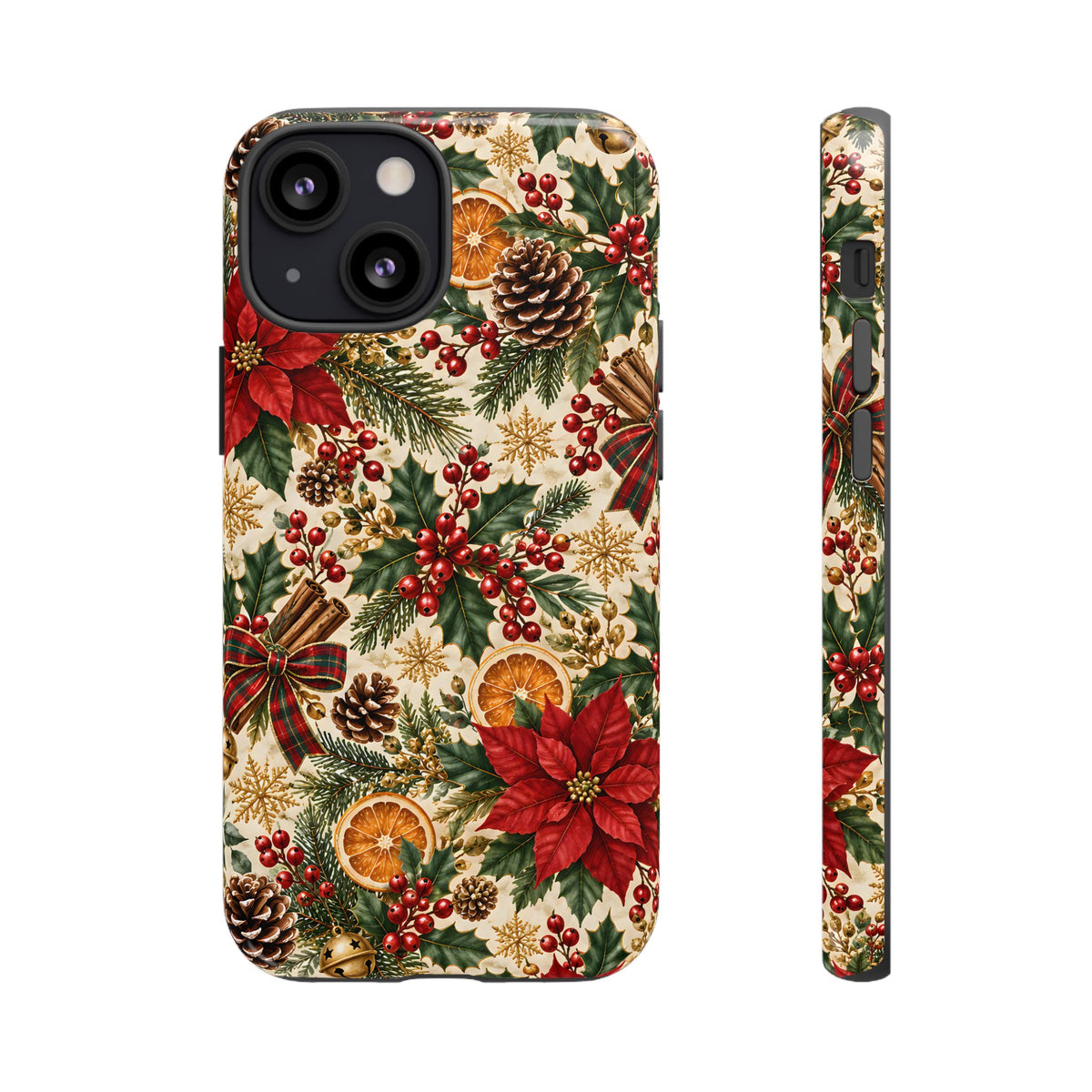 Christmas Floral Tough Phone Case
