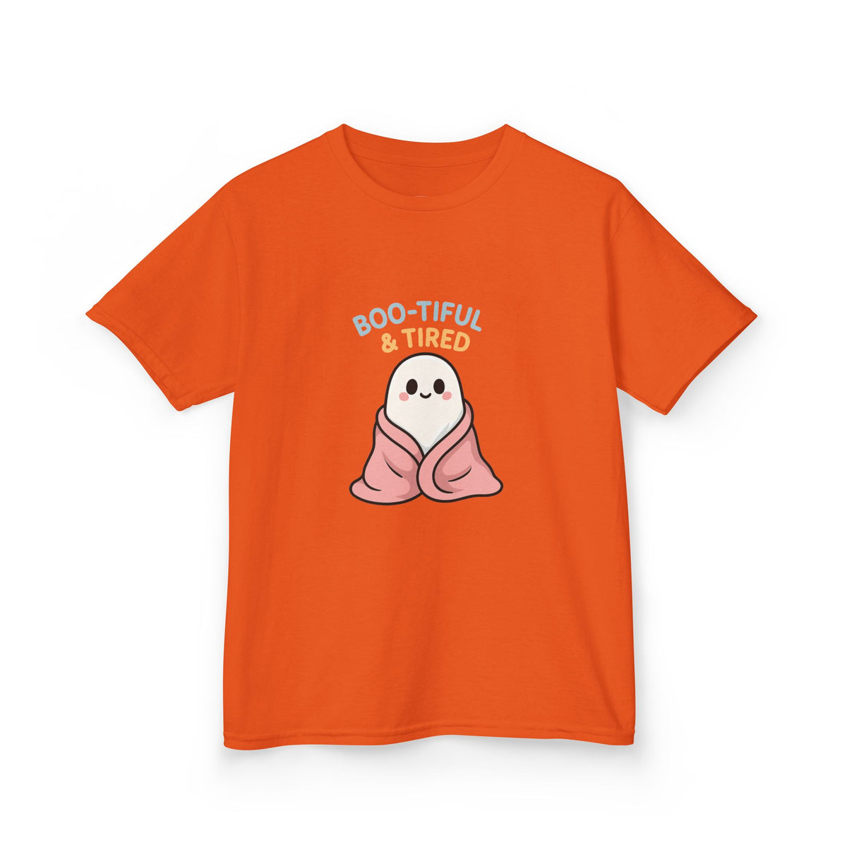 Boo-Tiful & Tired Kids T-Shirt, Halloween Style