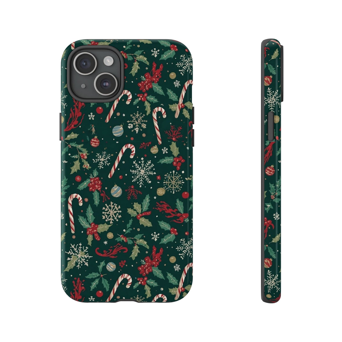 Christmas Phone Case, Festive Phone Case with Holiday Patterns for Iphone 17, 16, 15, 14, 13, 12, 11 & Samsung
