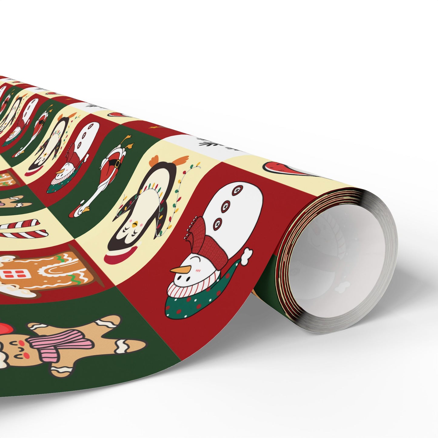 Christmas Character Wrapping Paper Roll - Festive Gift Wrap