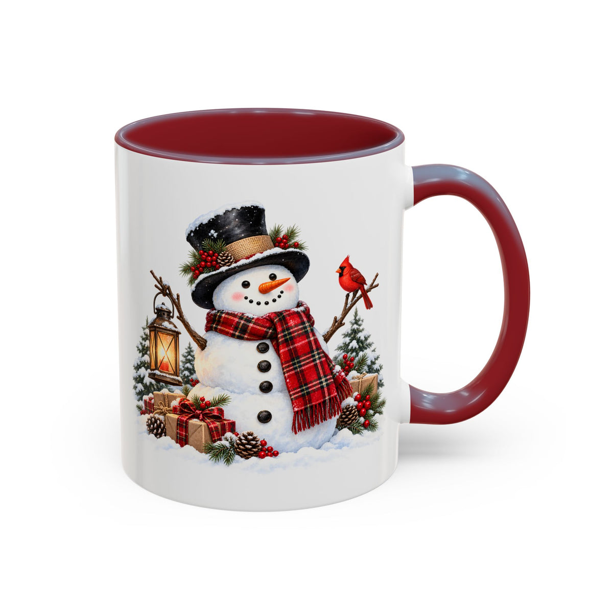Snowman Christmas Coffee Mug – Festive Holiday Accent Mug (11 oz)
