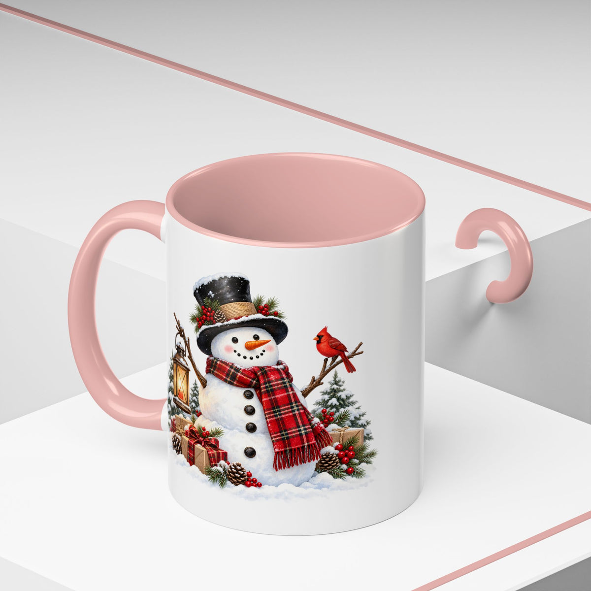 Snowman Christmas Coffee Mug – Festive Holiday Accent Mug (11 oz)