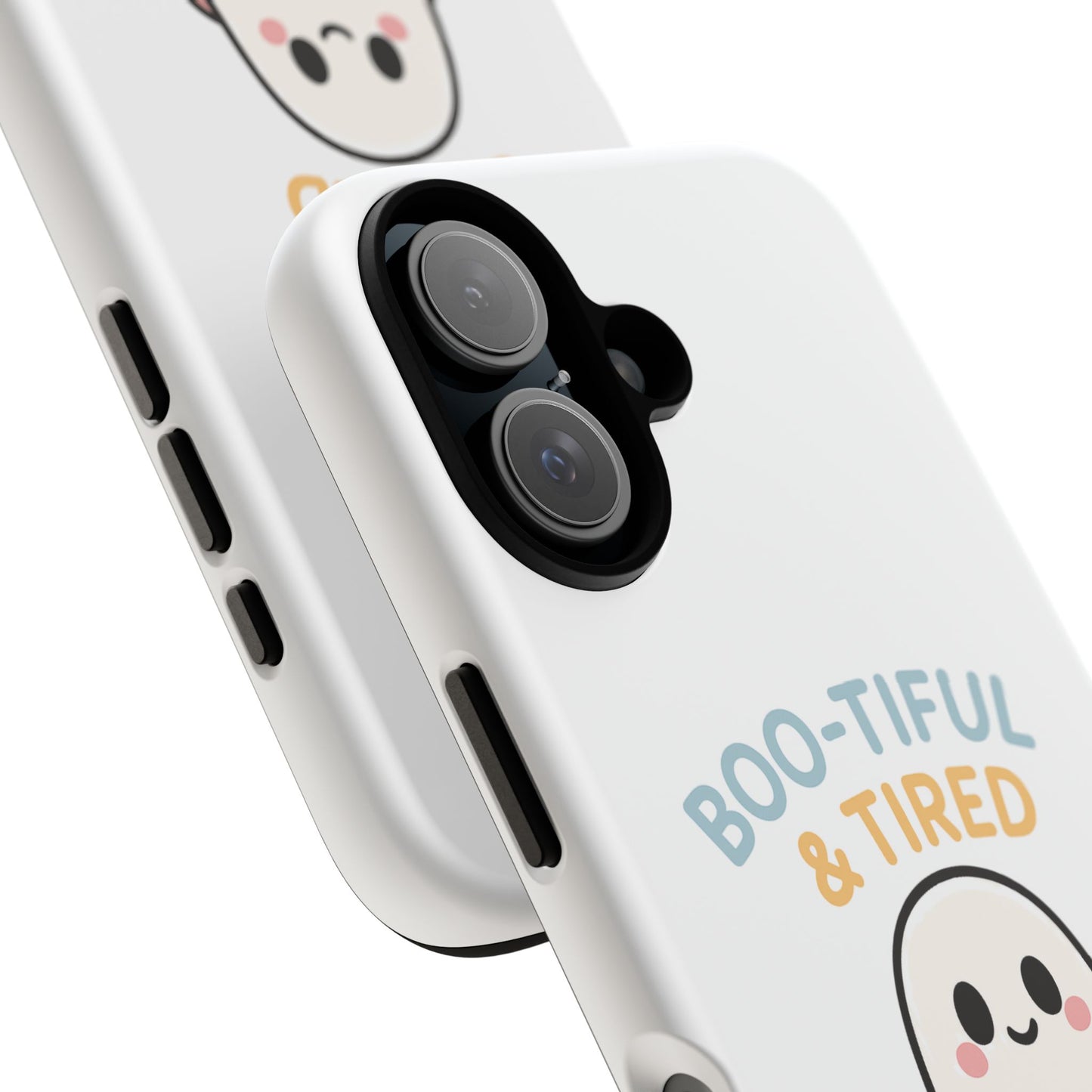 Boo-tiful & Tired Phone Case, Halloween-Themed Design