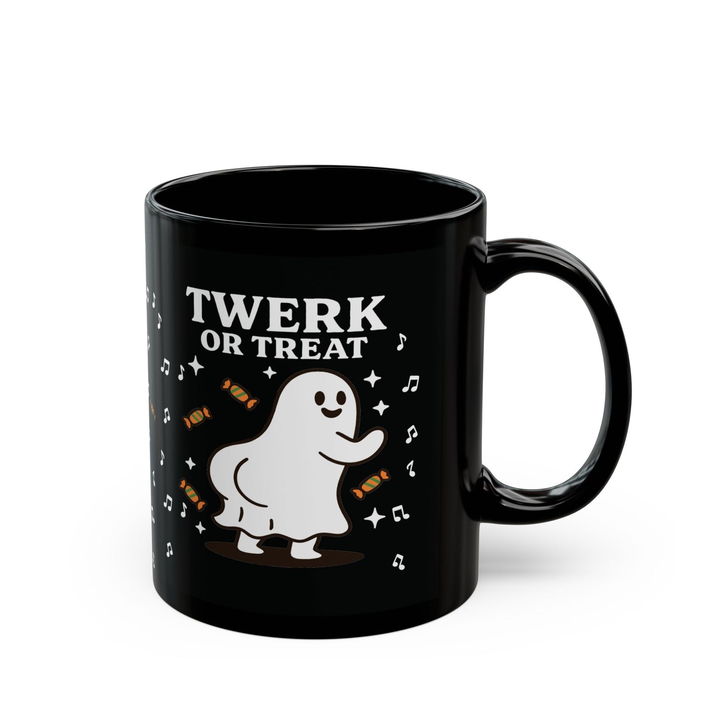 Halloween Twerk or Treat Mug, Funny Ghost Coffee Cup, Spooky Mug, Unique Halloween Decor