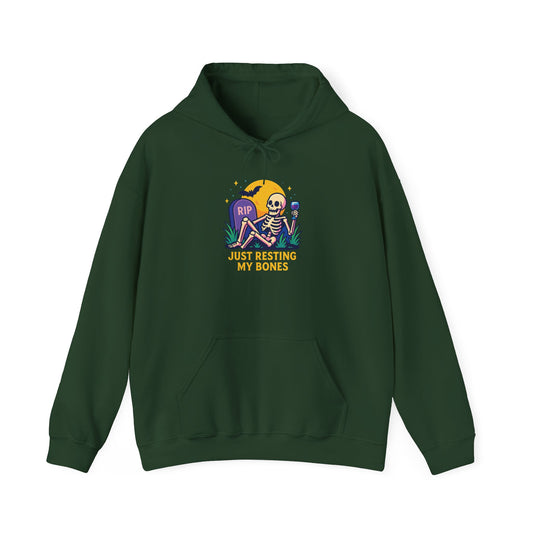 Halloween Skeleton Hoodie, Cozy Unisex Sweatshirt