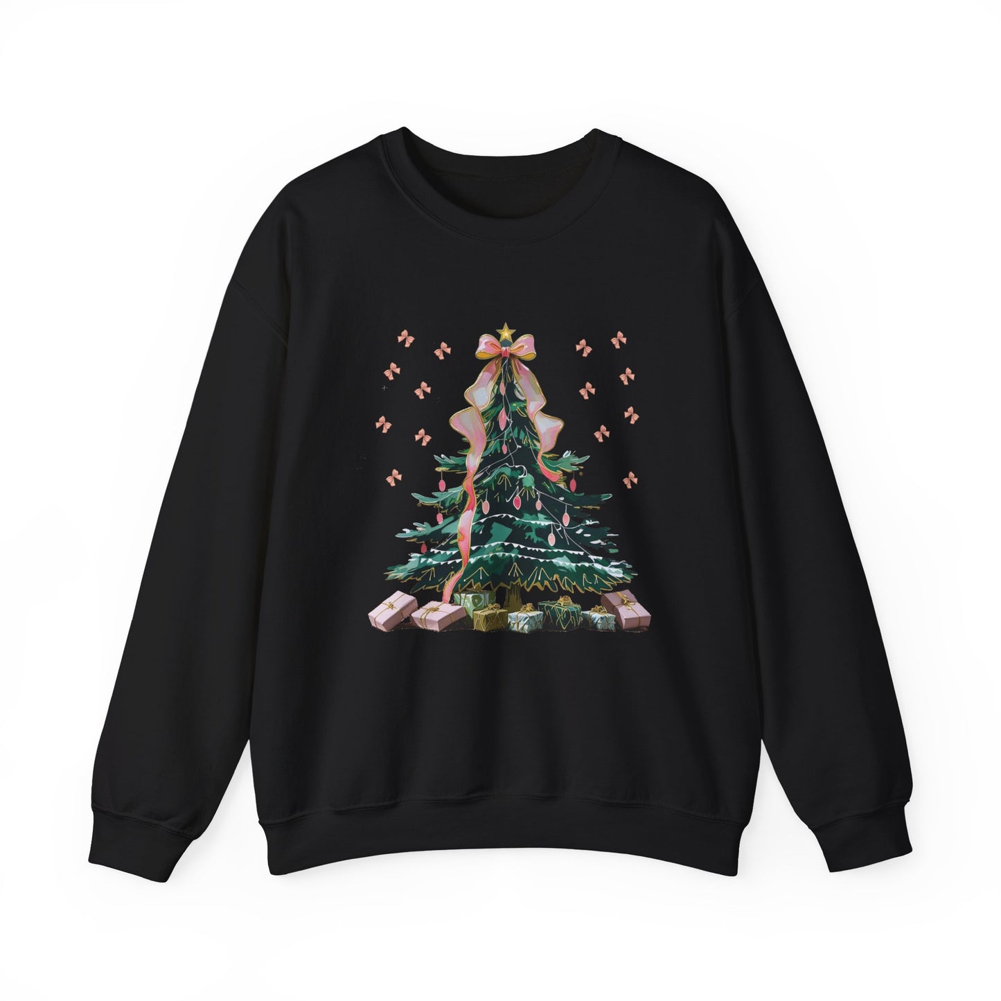 Christmas Tree Sweatshirt | Cozy Holiday Sweatshirt, Unisex Crewneck, Festive Apparel