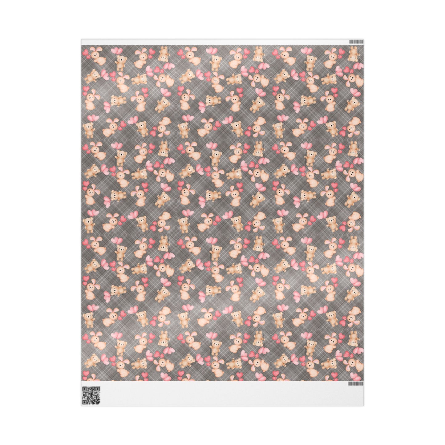 Cute Gift Wrapping Paper Roll — Valentine's Day, Baby Shower, Birthday Gift Wrap Paper