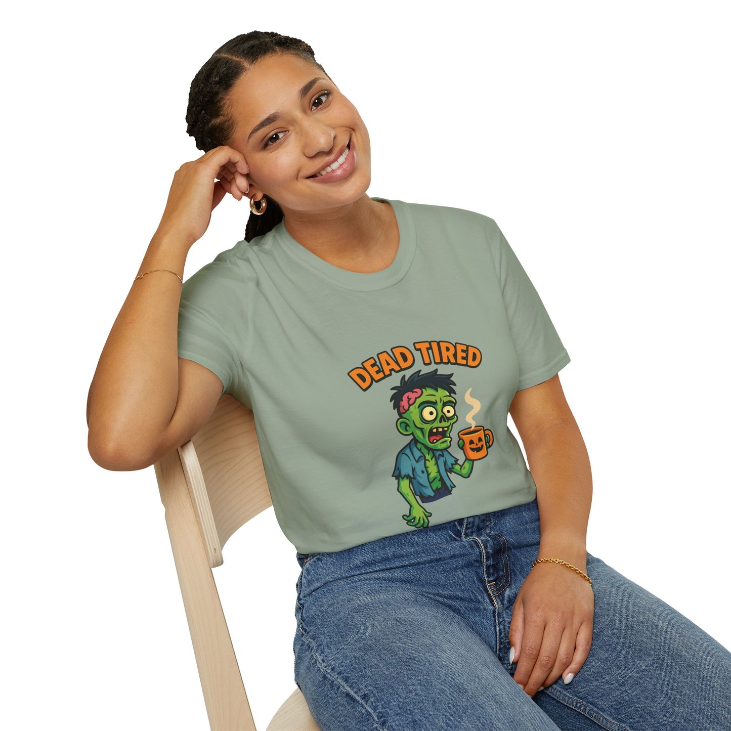 Dead Tired Zombie T-Shirt, Gifts for Halloween