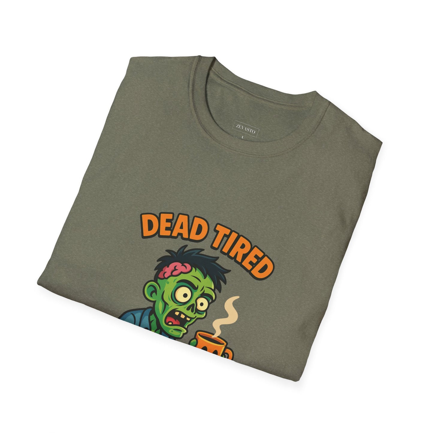Dead Tired Zombie T-Shirt, Gifts for Halloween