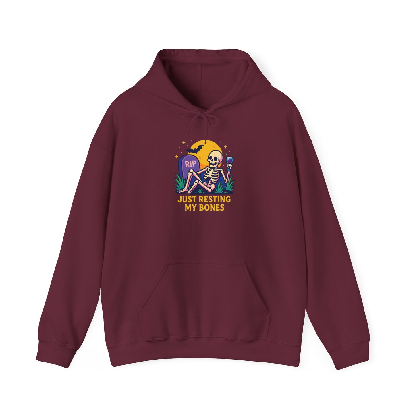 Halloween Skeleton Hoodie, Cozy Unisex Sweatshirt