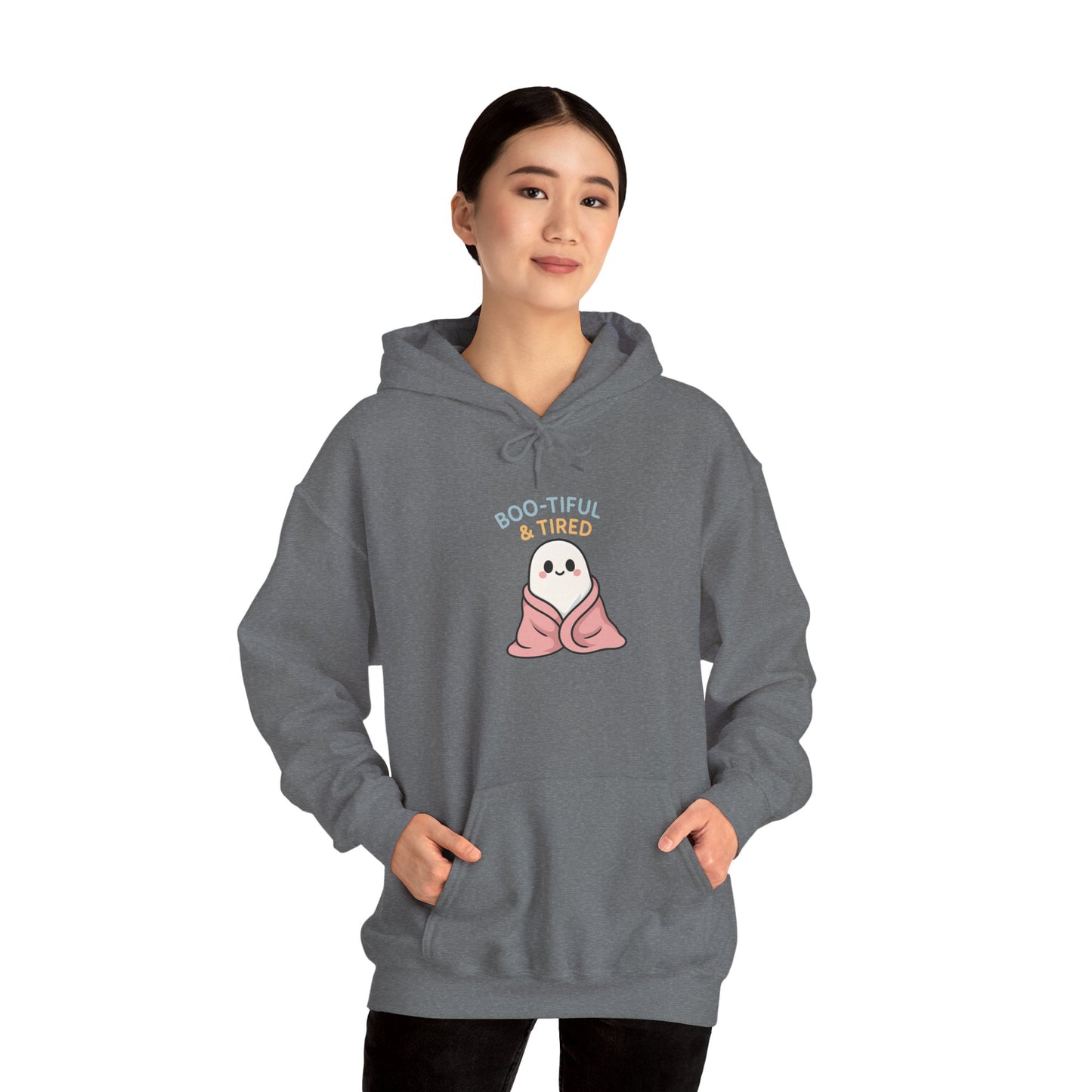 Boo-tiful Ghost Halloween Hoodie, Cute-Cozy Fall Vibes