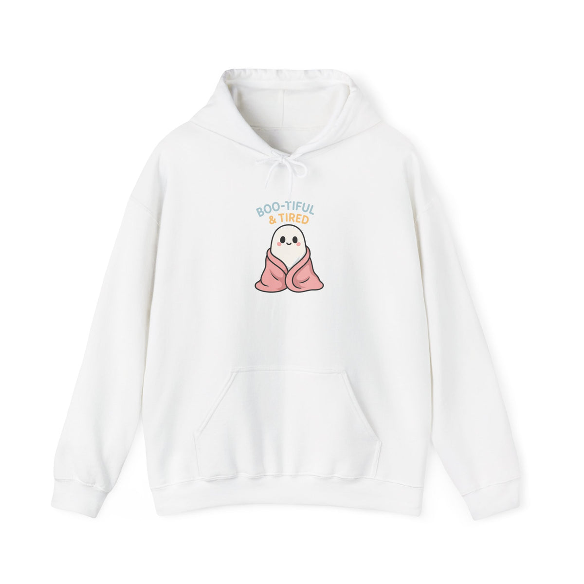 Boo-tiful Ghost Halloween Hoodie, Cute-Cozy Fall Vibes
