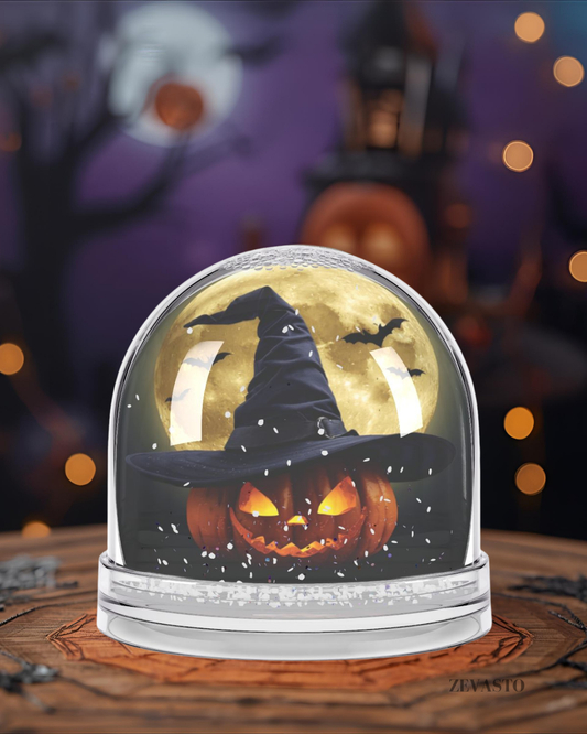 Halloween Snow Globe, Decorative Collectible, Spooky Home Decor