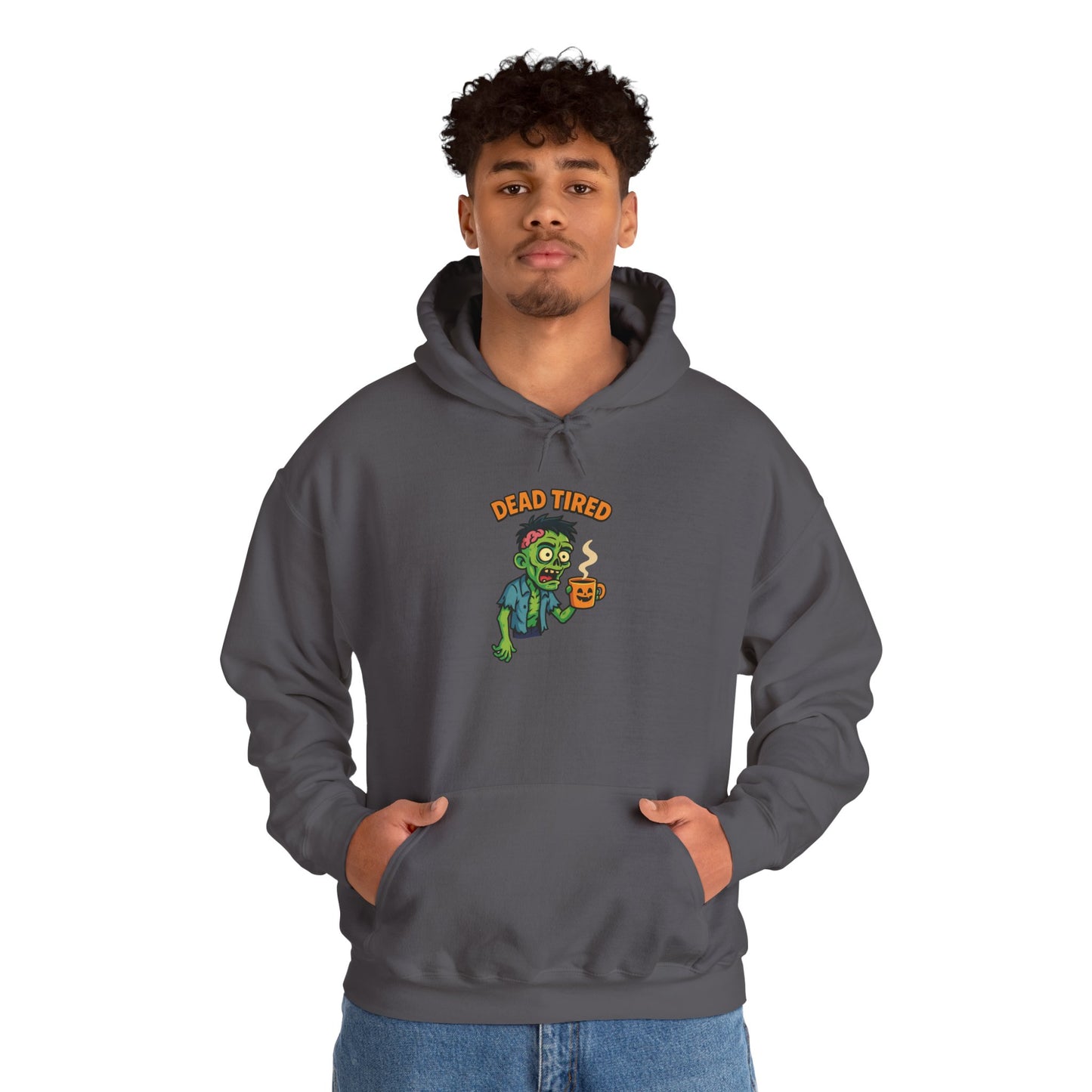 Zombie Themed Unisex Hoodie, Cozy Halloween Sweatshirt, Spooky Season Apparel