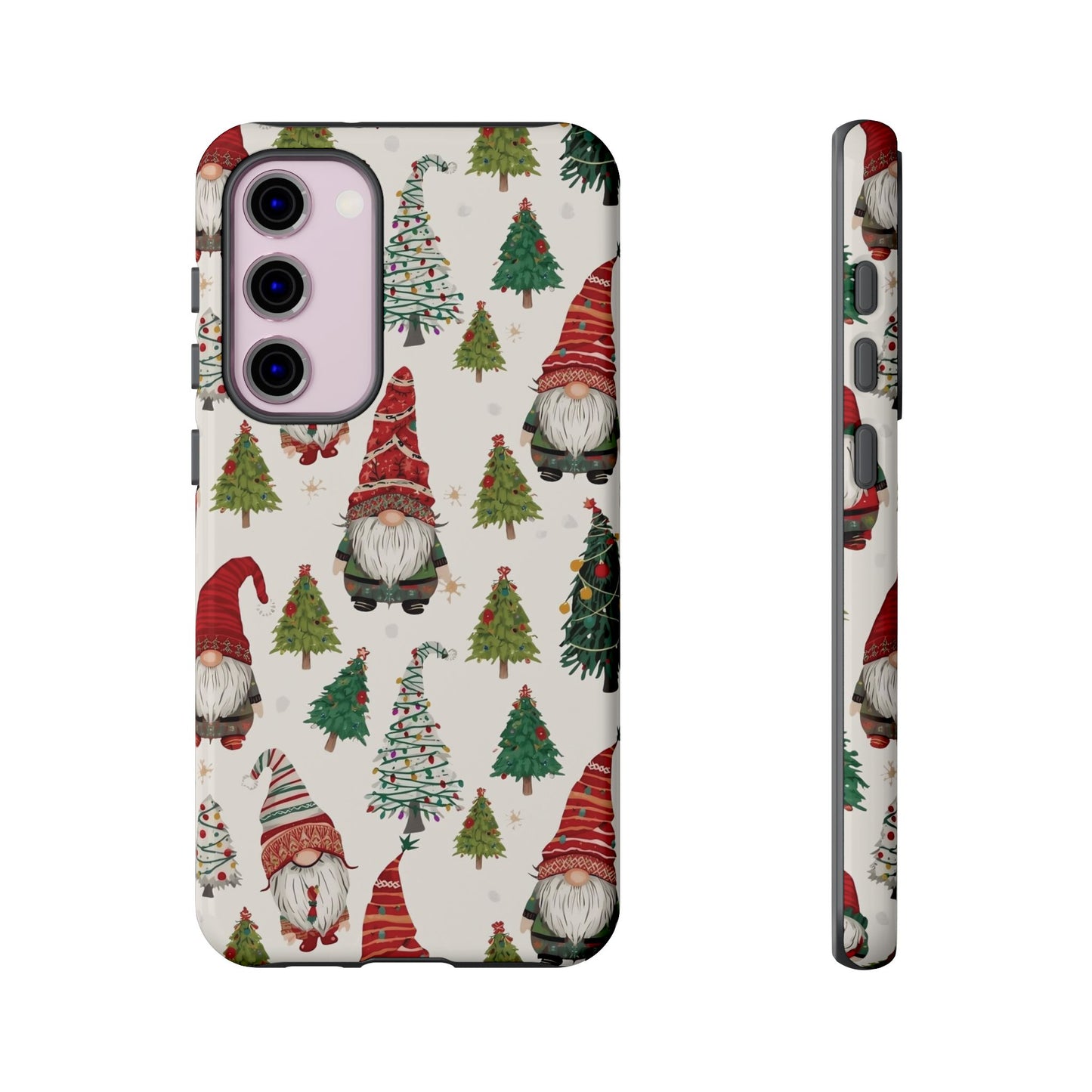 Christmas Gnome Phone Case, Dual Layer Phone Case for Iphone 17, 16, 15, 14, 13, 12, 11 & Samsung
