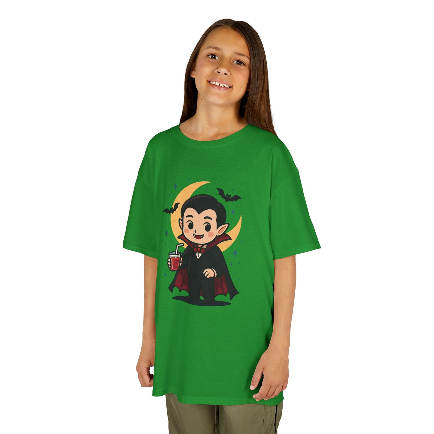Kids Halloween T-Shirt, Cute Vampire Shirt, Halloween Costume Tee, Trick or Treat Shirt, Spooky Season Apparel
