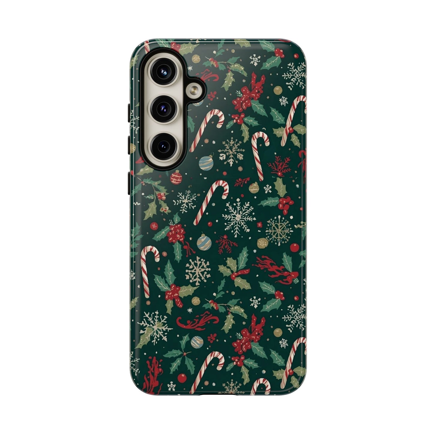 Christmas Phone Case, Festive Phone Case with Holiday Patterns for Iphone 17, 16, 15, 14, 13, 12, 11 & Samsung