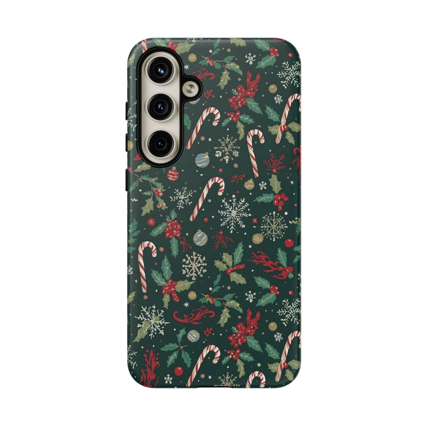 Christmas Phone Case, Festive Phone Case with Holiday Patterns for Iphone 17, 16, 15, 14, 13, 12, 11 & Samsung