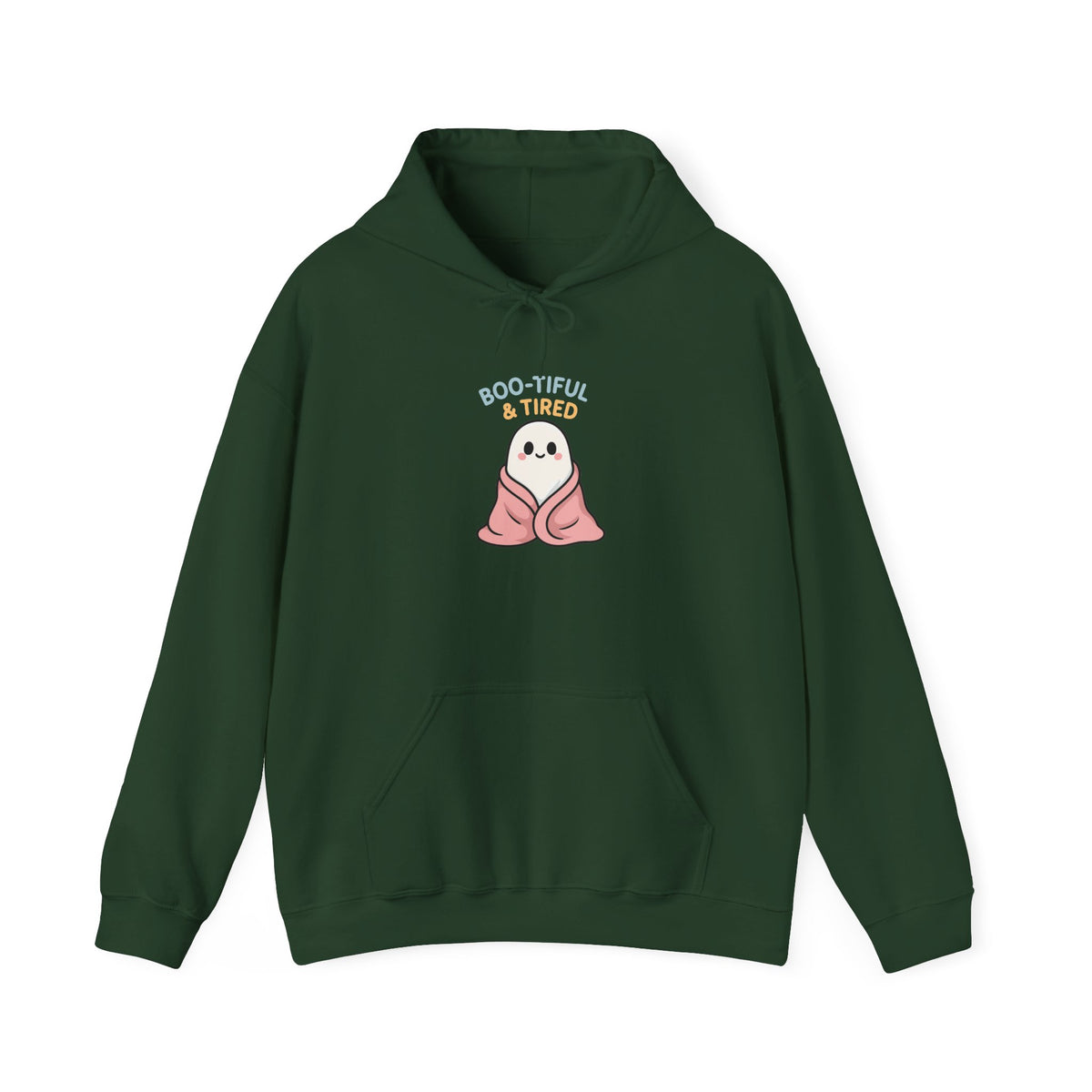 Boo-tiful Ghost Halloween Hoodie, Cute-Cozy Fall Vibes