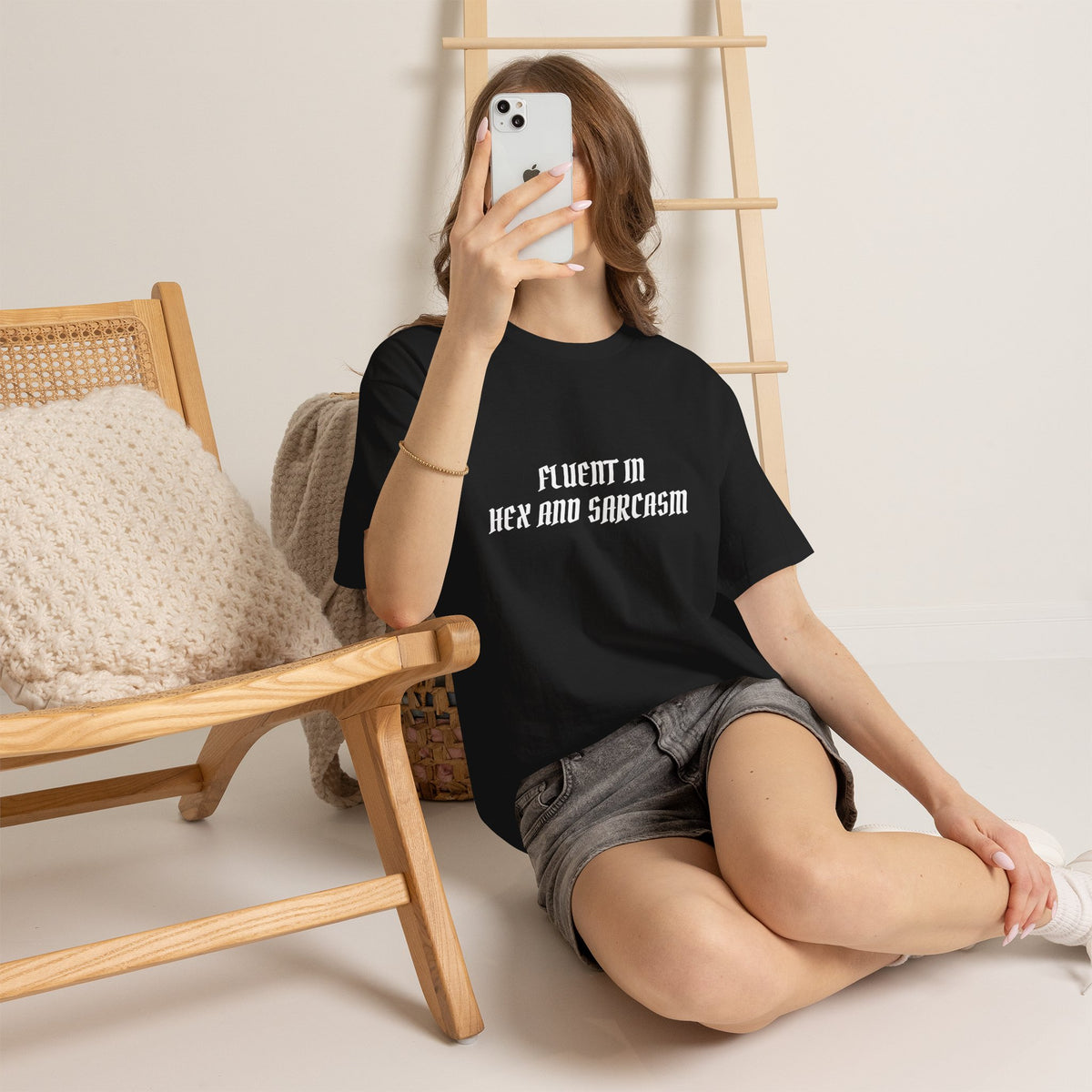 Fluent in Hex and Sarcasm Unisex Heavy Cotton Tee, Perfect for Geeky Humor Lovers, Halloween Apparel
