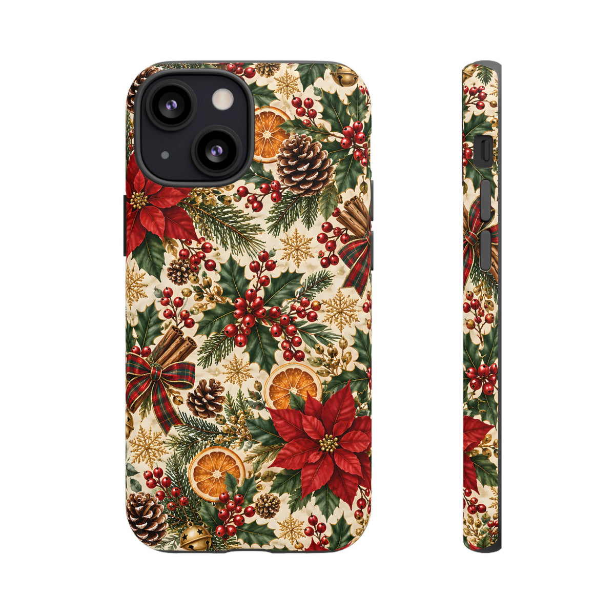 Christmas Floral Tough Phone Case