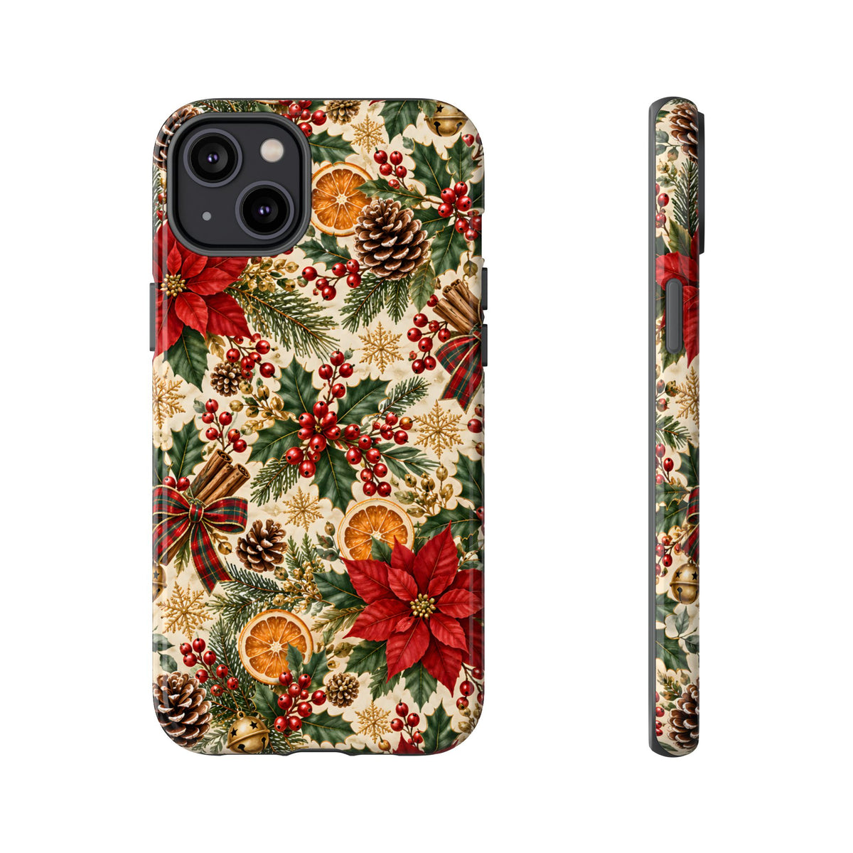 Christmas Floral Tough Phone Case