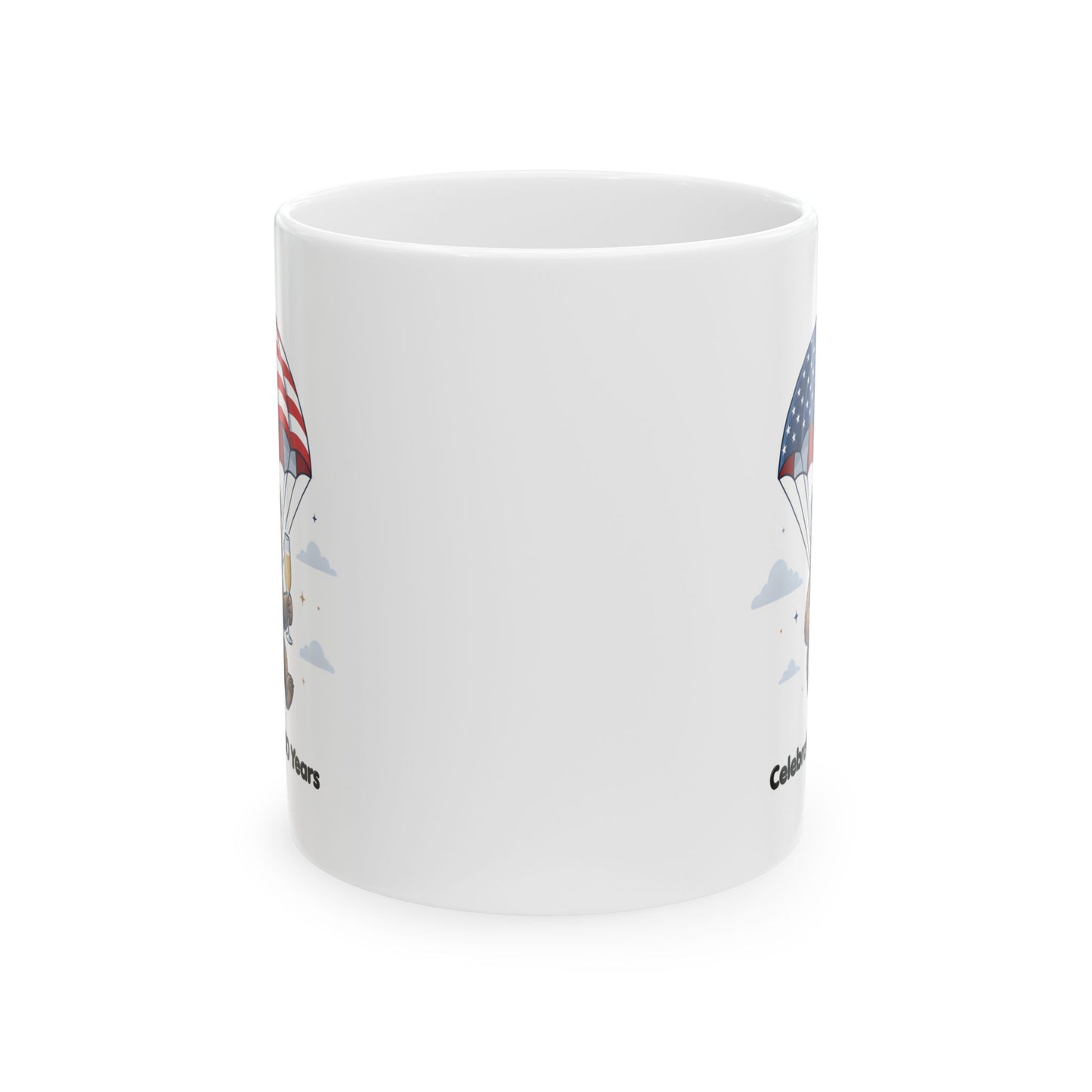 Patriotic Bear Ceramic Mug