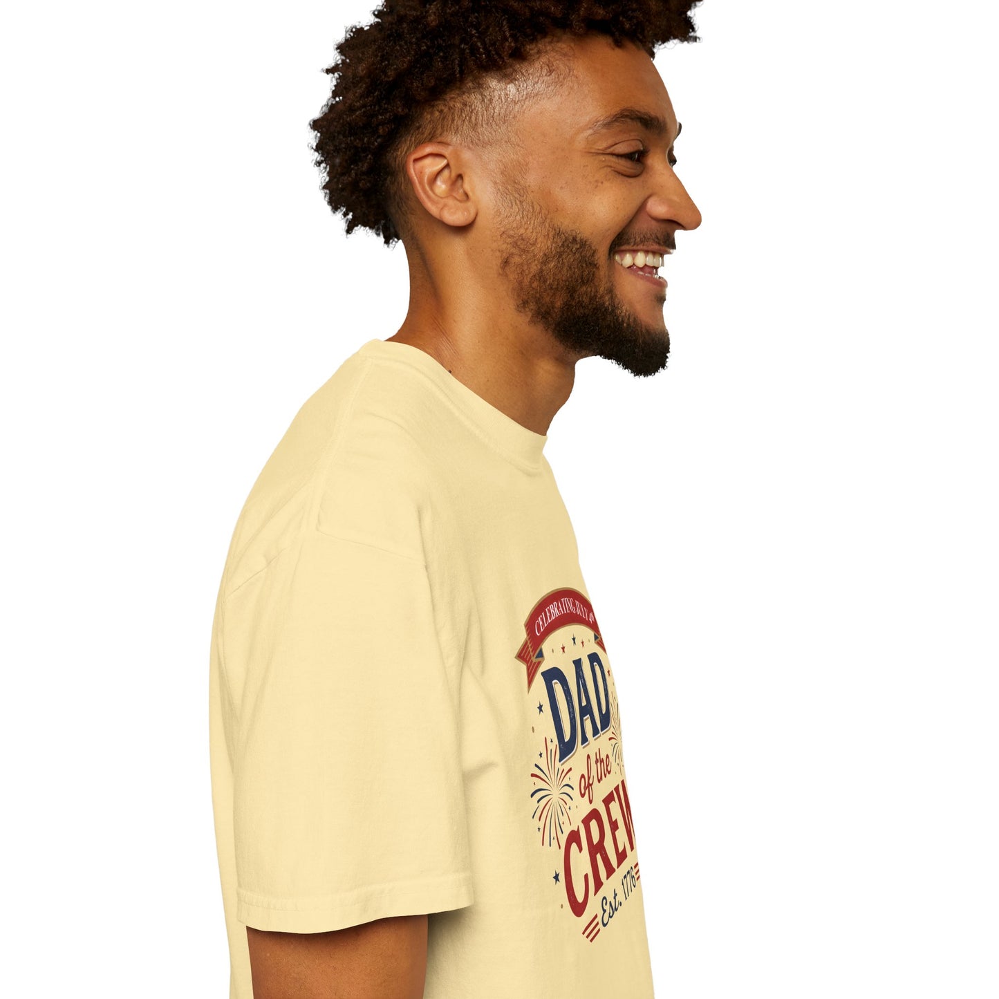 Dad of the Crew T-Shirt — Patriotic 4th of July Tee, Independence Day Shirt