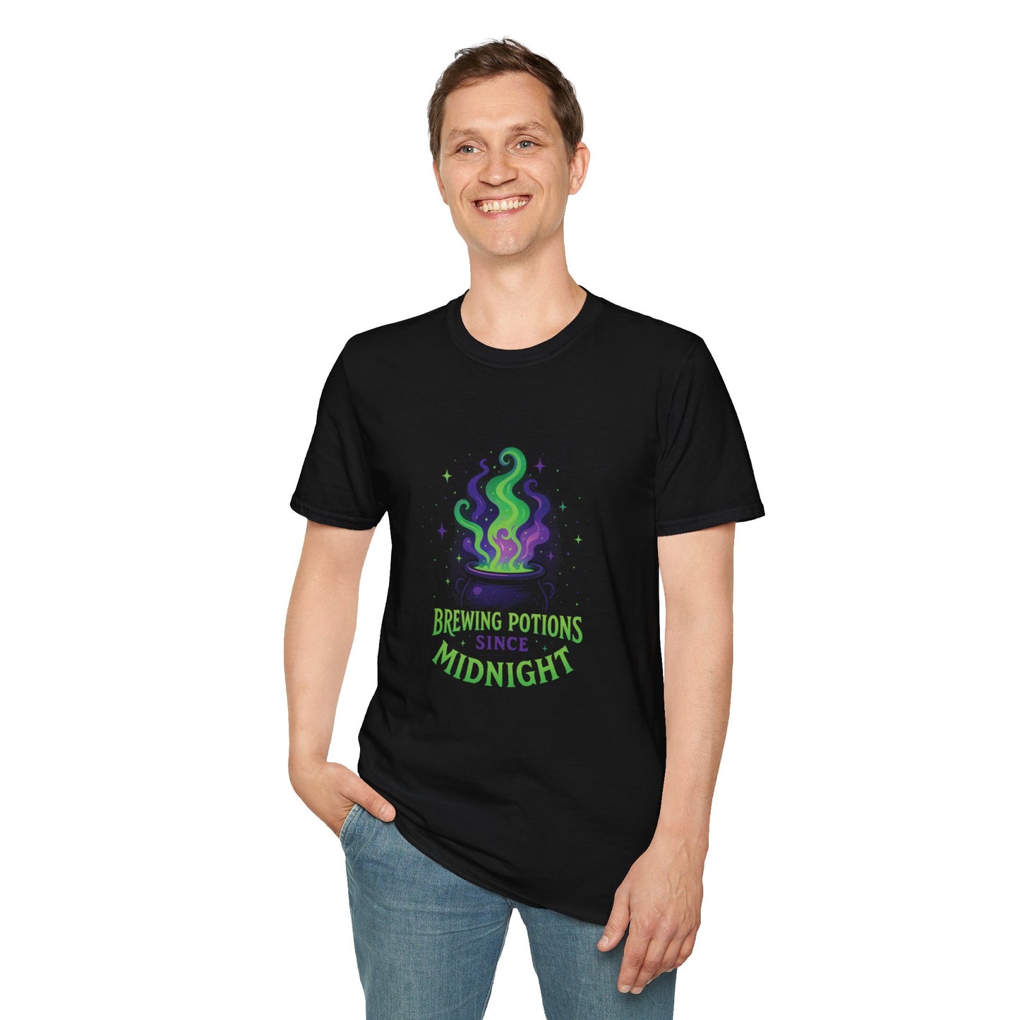 Brewing Potions Since Midnight T-Shirt, Halloween-Themed Fashion