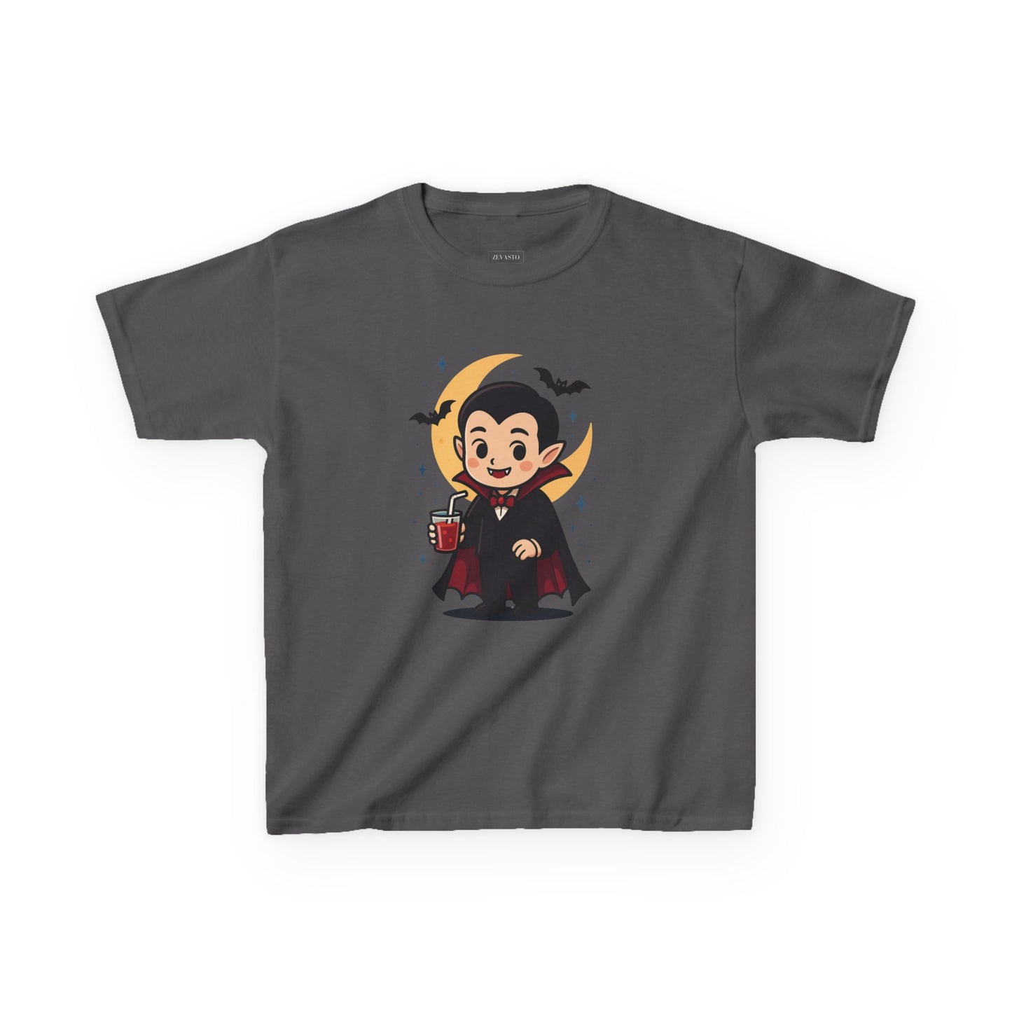 Kids Halloween T-Shirt, Cute Vampire Shirt, Halloween Costume Tee, Trick or Treat Shirt, Spooky Season Apparel