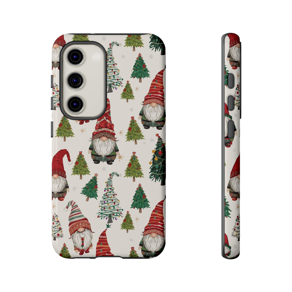 Christmas Gnome Phone Case, Dual Layer Phone Case for Iphone & Samsung
