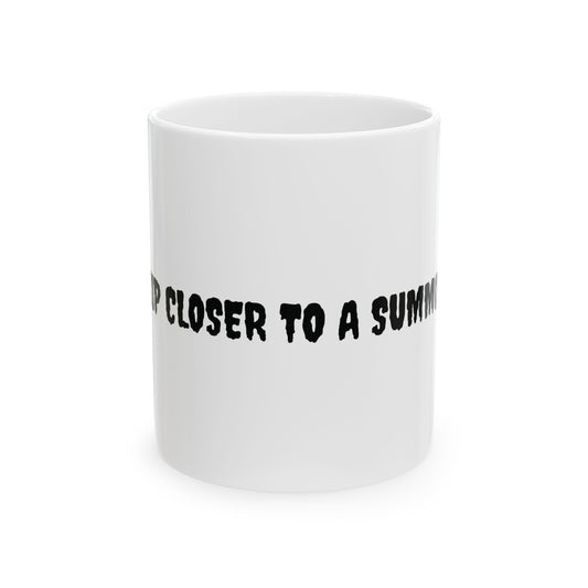 Spooky Vibe Ceramic Mug – One Sip Closer To A Summoning, Halloween Vibes